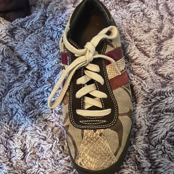 COACH monogram sneaker women’s size 8 - Picture 10 of 13